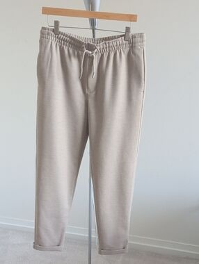 Zara Men's Beige Drawstring Joggers